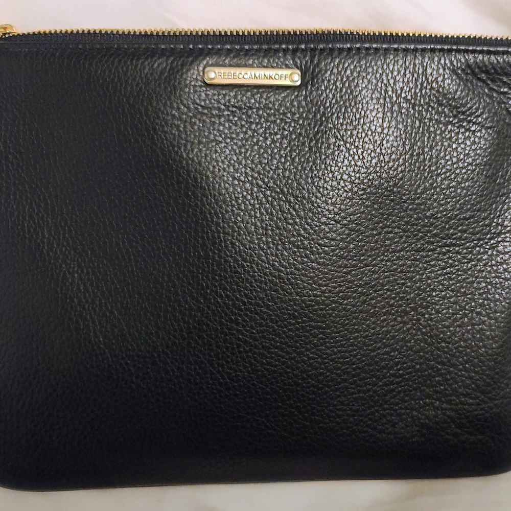 Rebecca Minkoff Black Leather Clutch